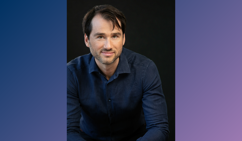Headshot of David Marno in Blue Shirt